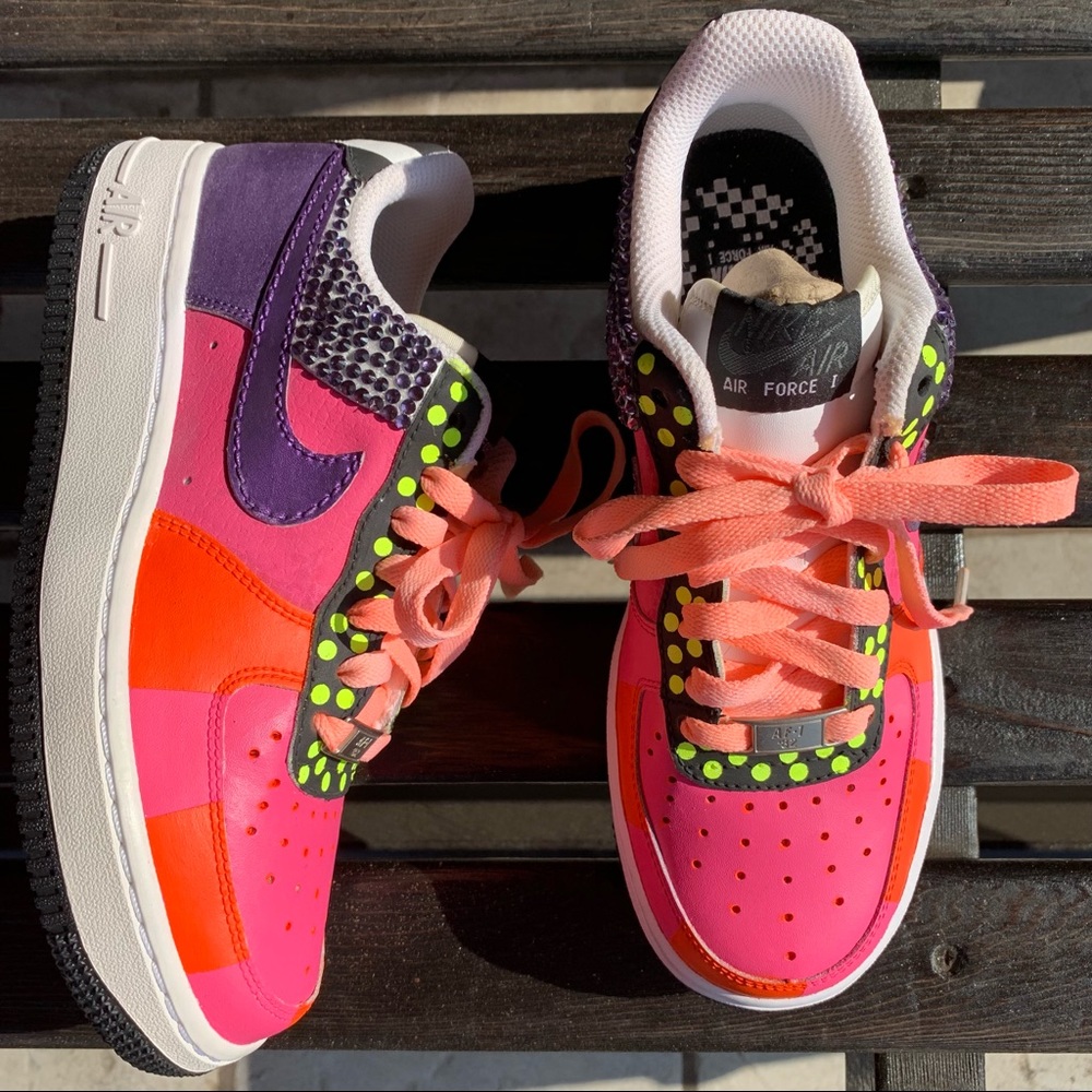 Nike Air Force 1, Custom Painted, 1 Of A Kind, NEW